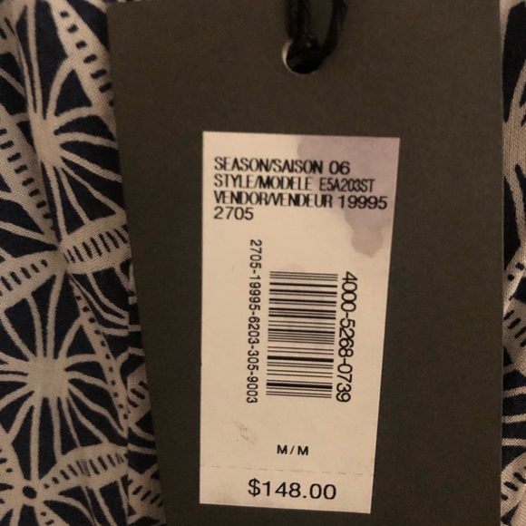 Armani Exchange navy and white maxi - Picture 4 of 4